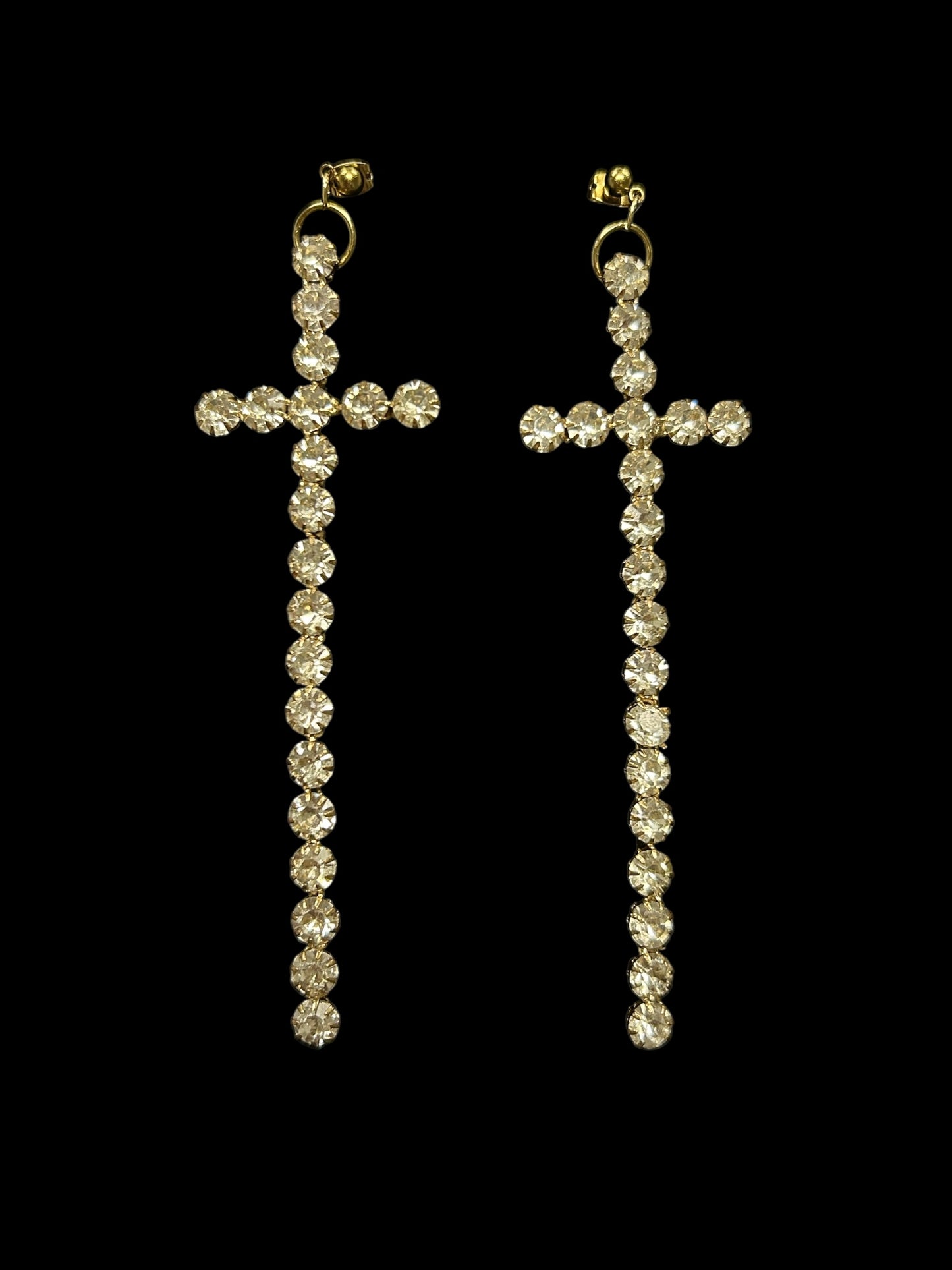 Large Cross Earrings