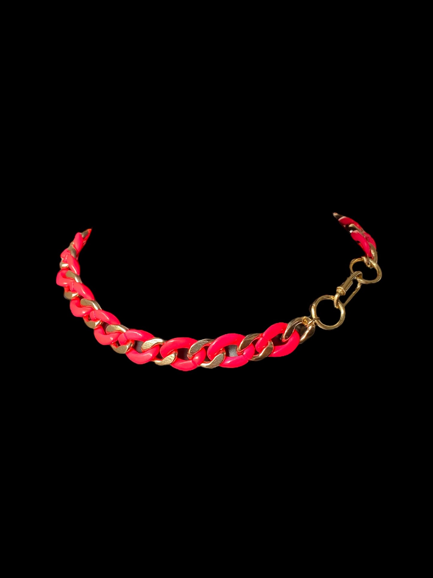 Collier ras du cou en plastique Luxe Link